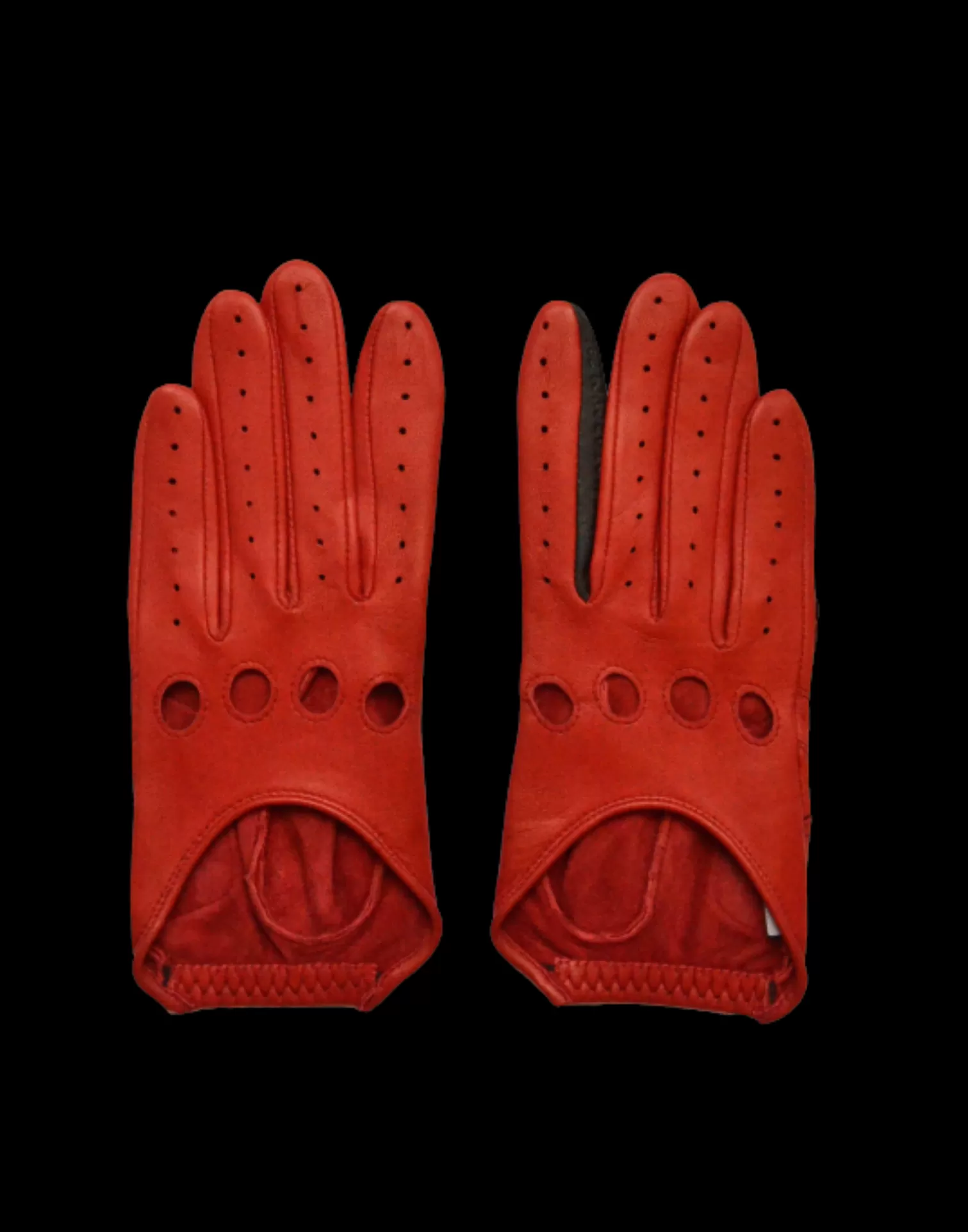 Agnelle Motorcycle & Bike Gloves | Athena Without Lining Coquelicot