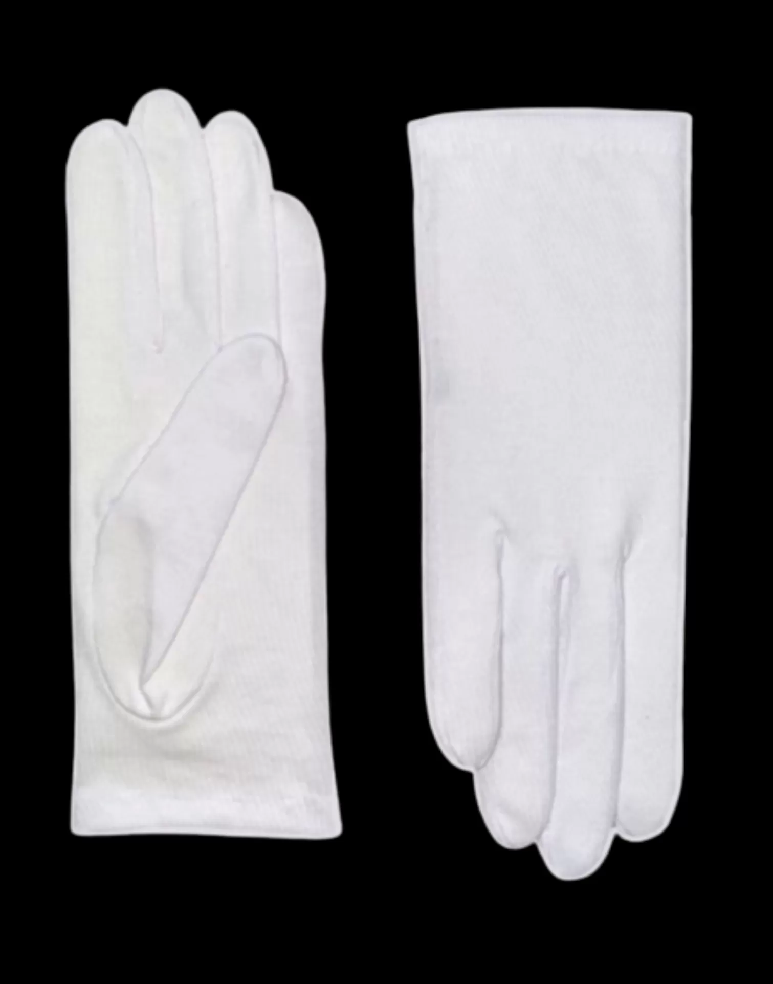 Agnelle Fabric Gloves | Coton Men Blanc