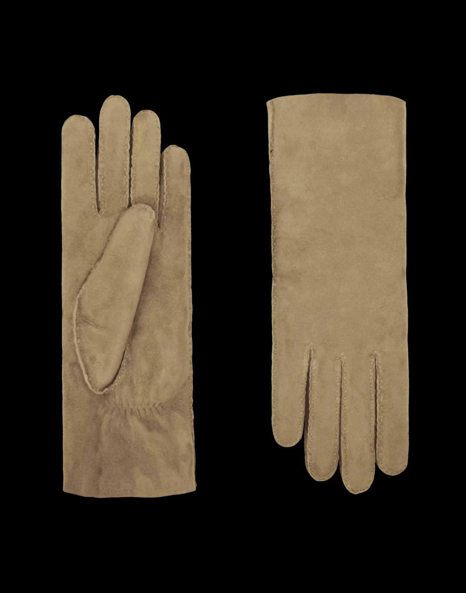 Agnelle Leather Gloves | Denise Wolly Skin Atacama