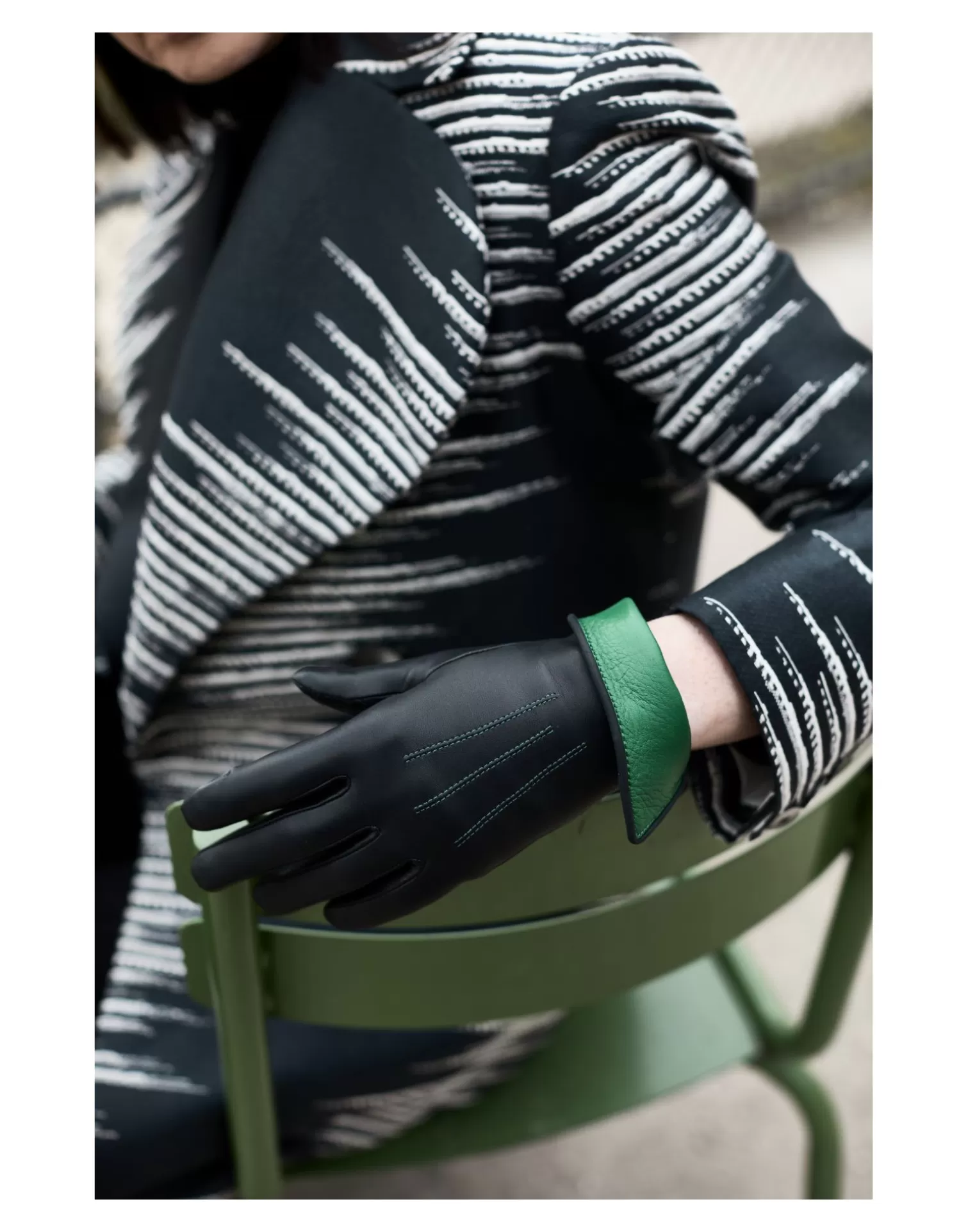 Agnelle Leather Gloves | Fanny Cashmere Lining