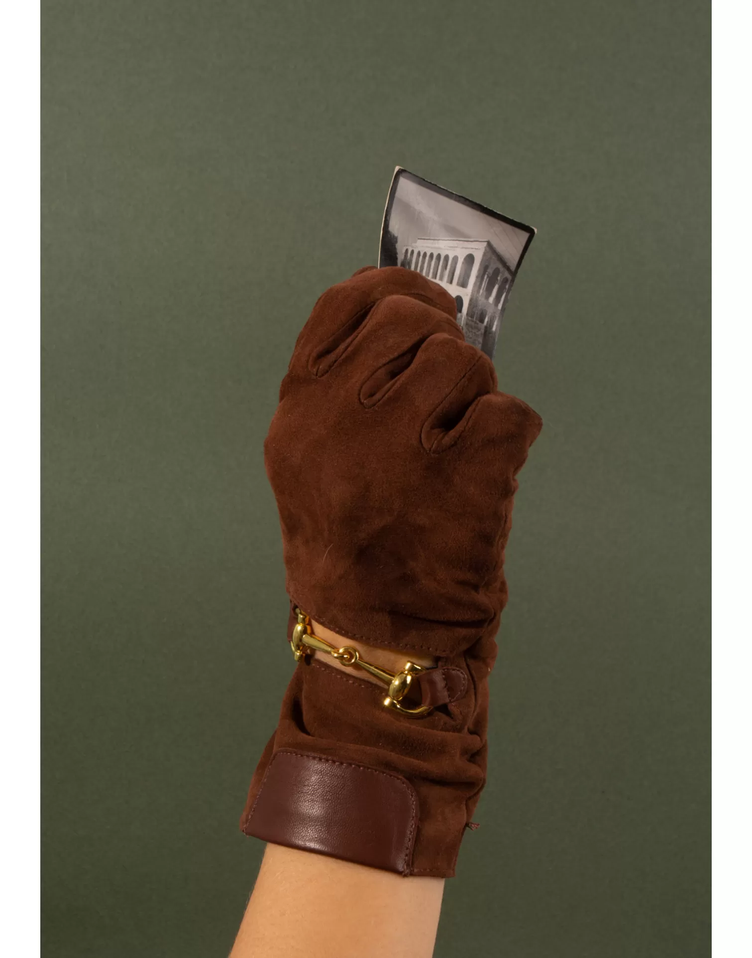 Agnelle Leather Gloves | Jump Silk Lining Whisky