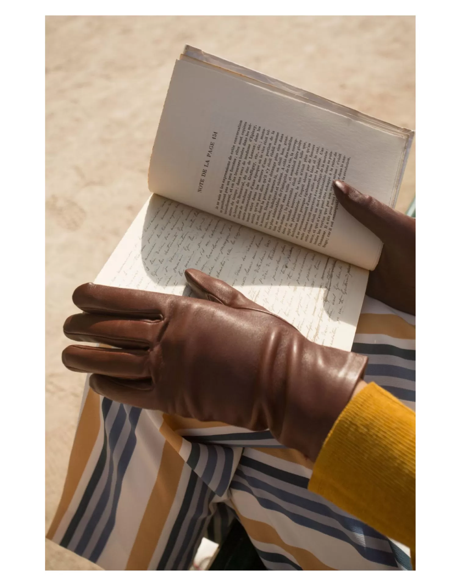 Agnelle Leather Gloves | Kate Silk Lining Whisky