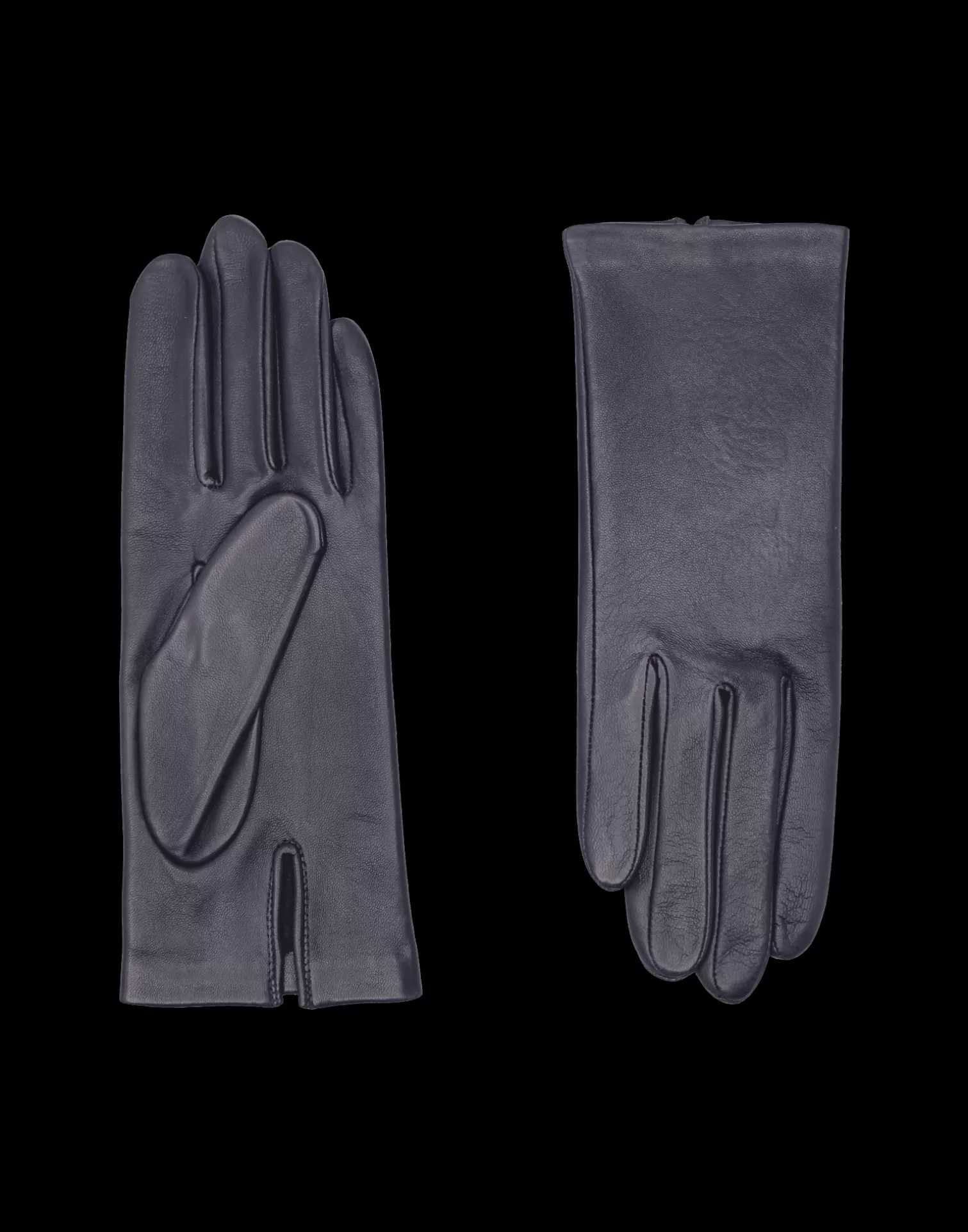 Agnelle Leather Gloves | Kate Unlined Baltique