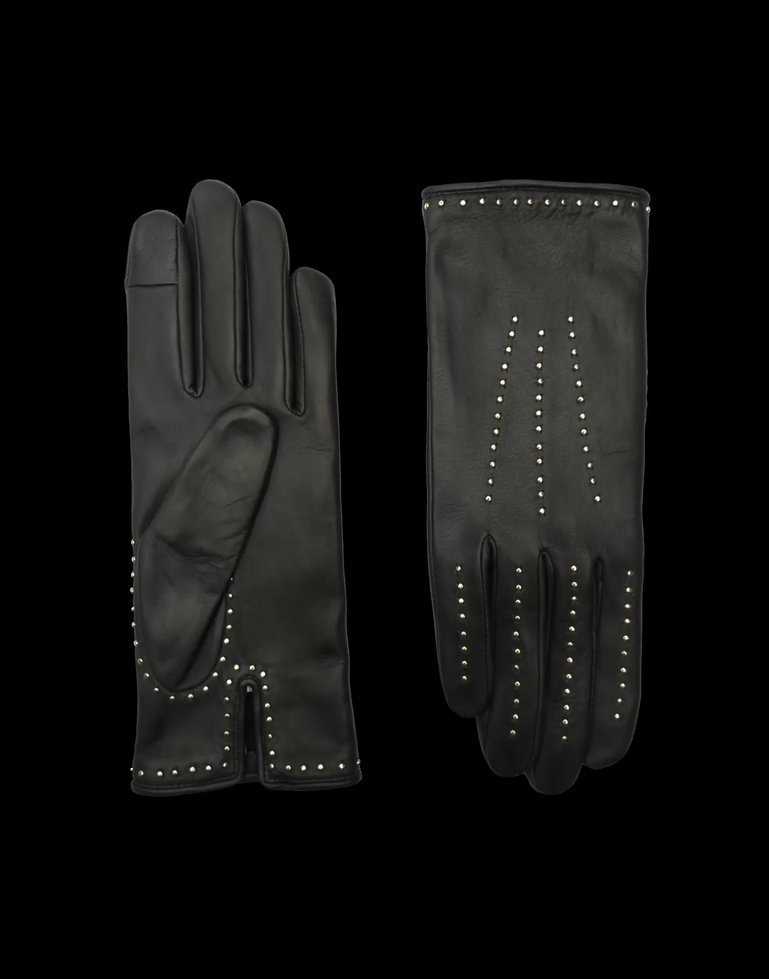 Agnelle Leather Gloves | Pierrette Silk Lining