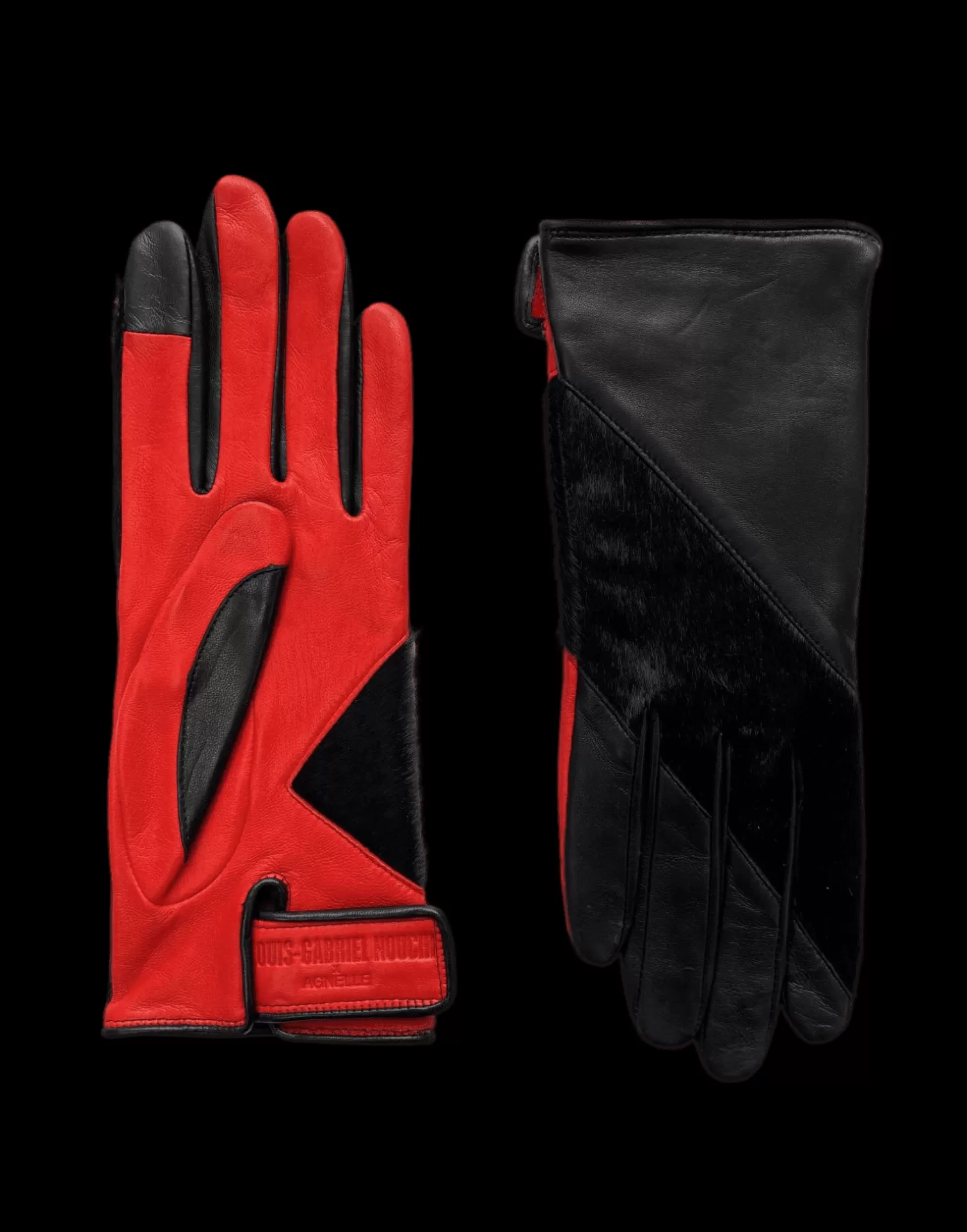 Agnelle Leather Gloves | Tetsuo Silk Lining Multicolore/Tactile