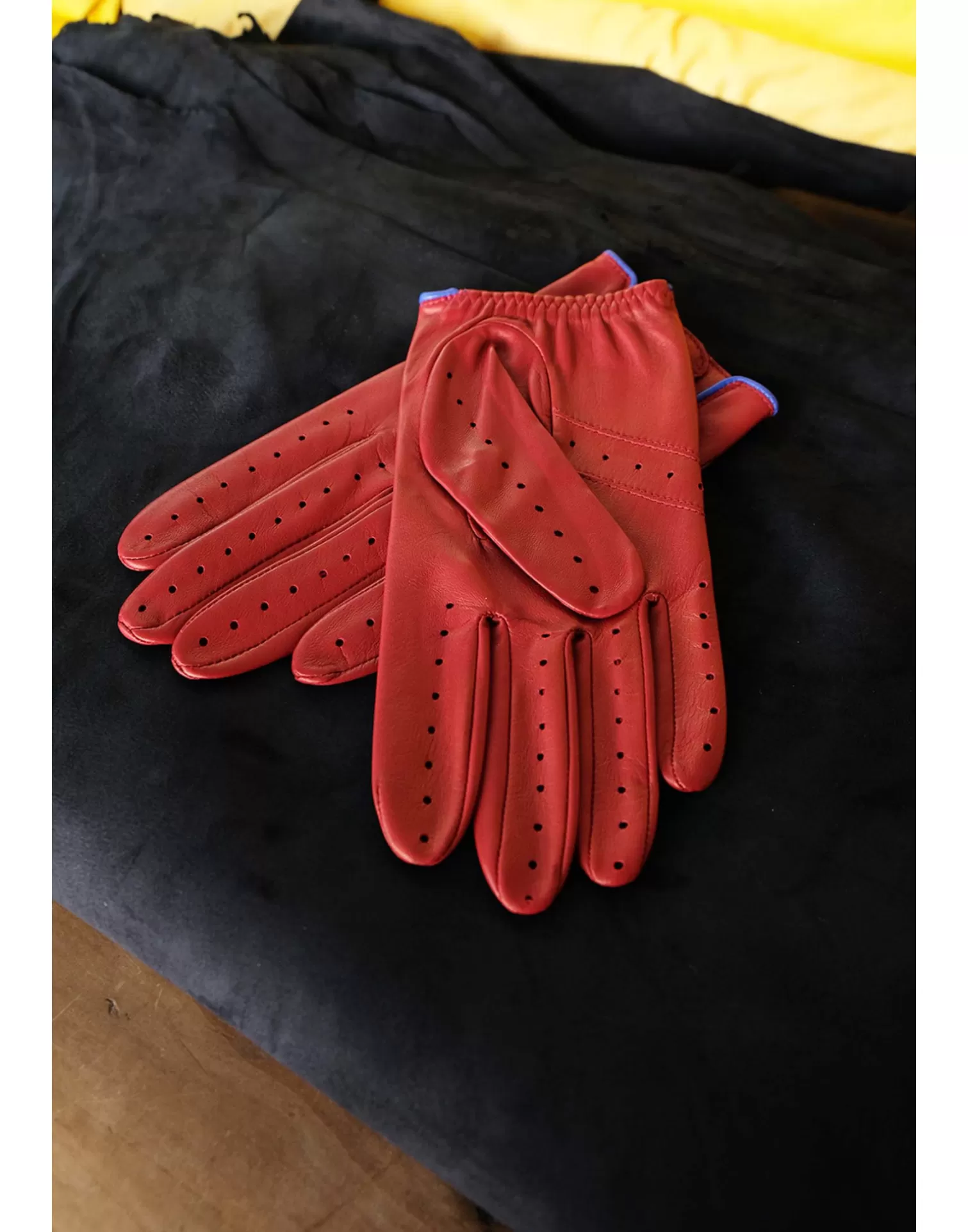 Agnelle Motorcycle & Bike Gloves | Unlined Sam Cardinal/Gitane