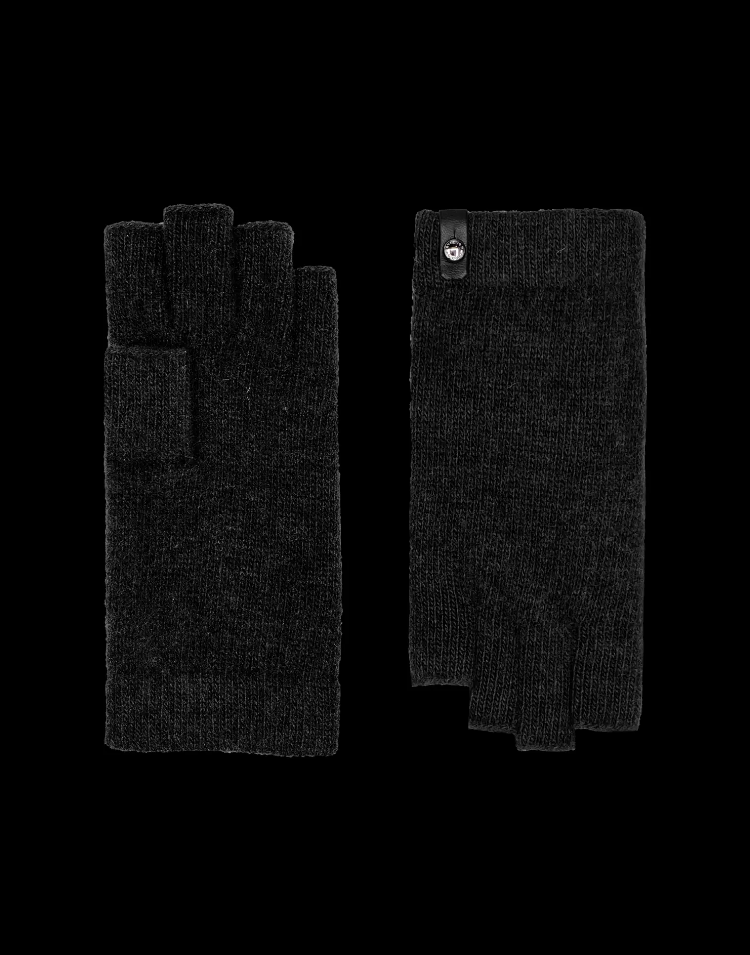 Agnelle Fabric Gloves | Zaguio Dc Black