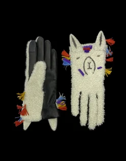 Women Agnelle Lama Alpaca Lining