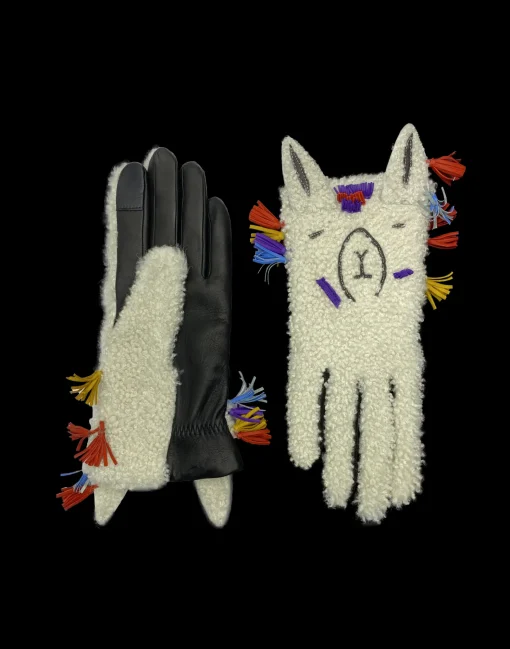 Women Agnelle Lama Alpaca Lining