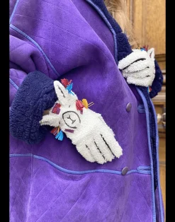 Women Agnelle Lama Alpaca Lining