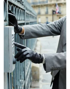 Men Agnelle Slim Cashmere Lining